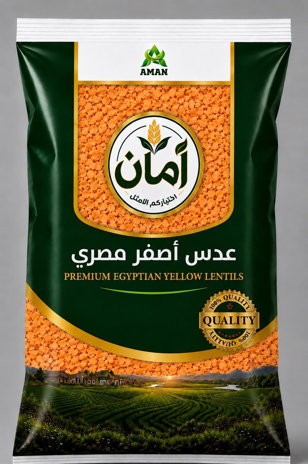 عدس أصفر مصري
